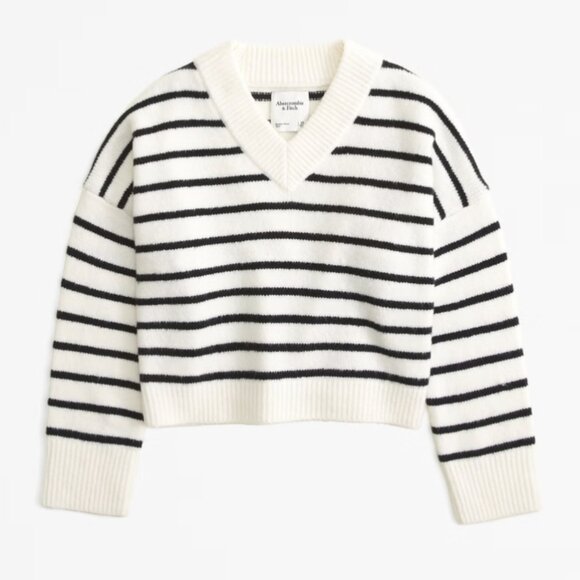 Abercrombie&Fitch Wedge V-neck Sweater XS - Picture 1 of 3